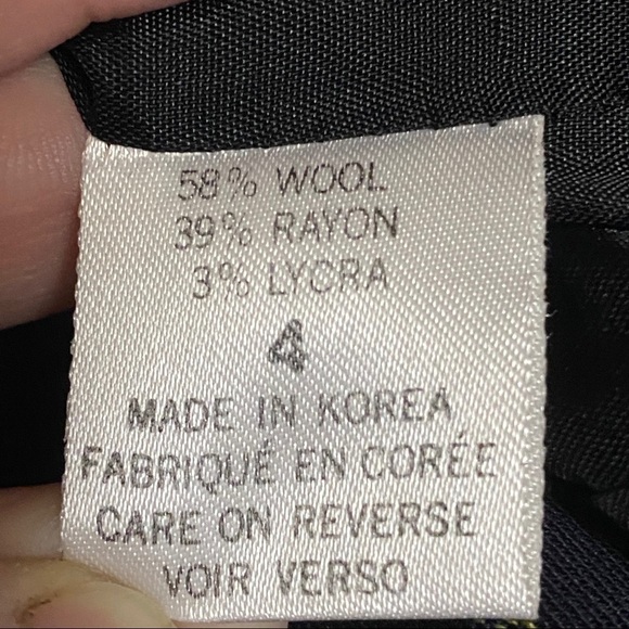 Tahari wool blend four-button jacket 4‎ #1050110 - Picture 7 of 8